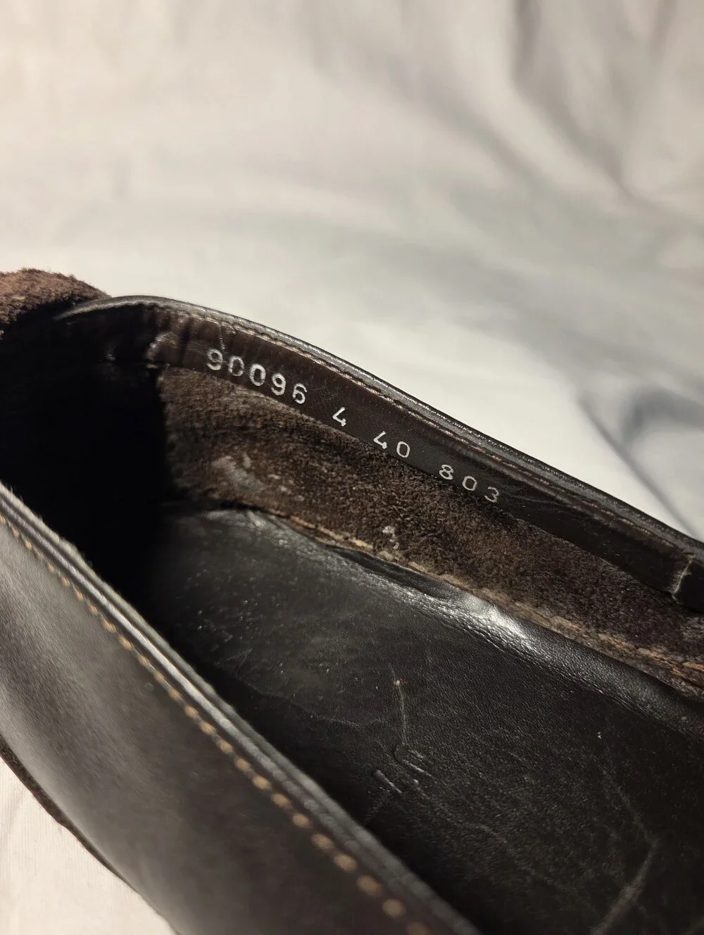 Soul of Africa Dark Brown Leather Square Toe Flats Euro 40